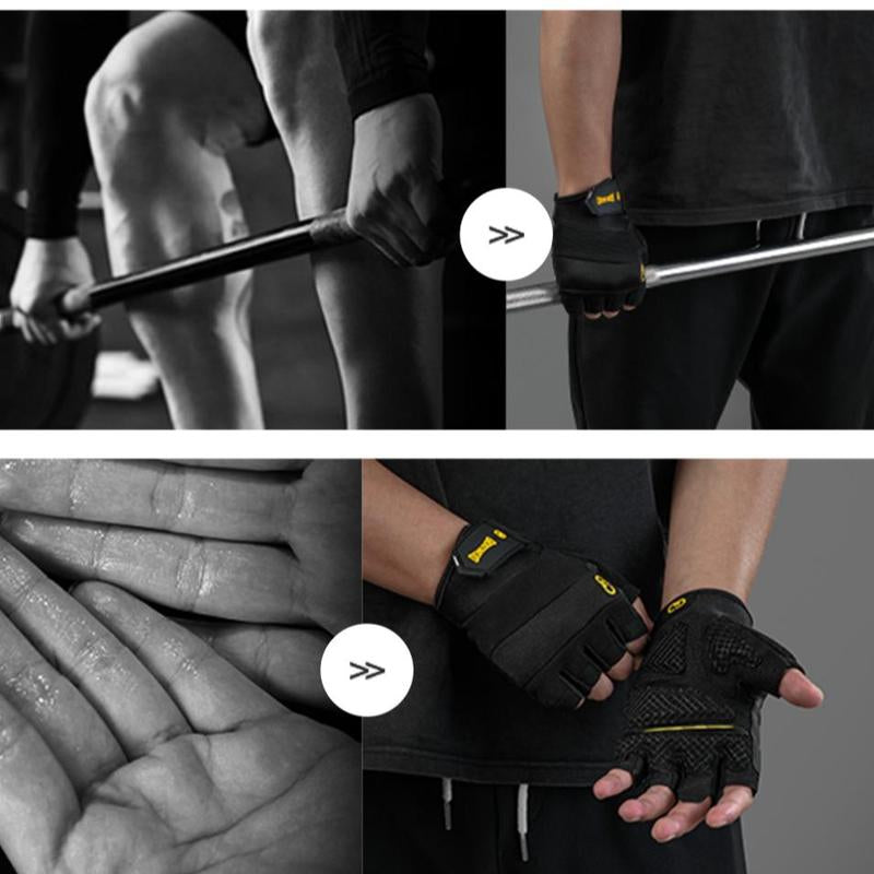 Workout Gloves for Christmas Gift, 1 Pair Breathable & Comfortable Sports Gloves for Men & Women, Exercise Gloves for Weight Lifting, Cycling, Gym, Training
